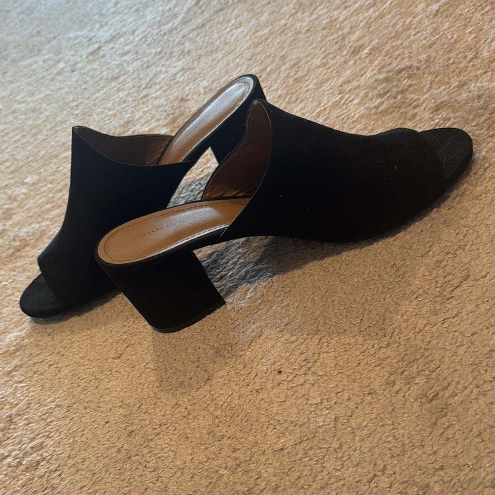 Black Women's Mules - Picture 3 of 6